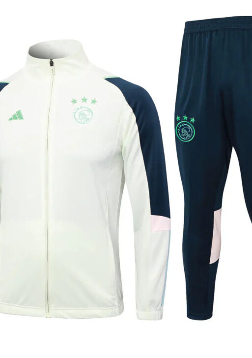 Ajax Dark Blue and White Tracksuit