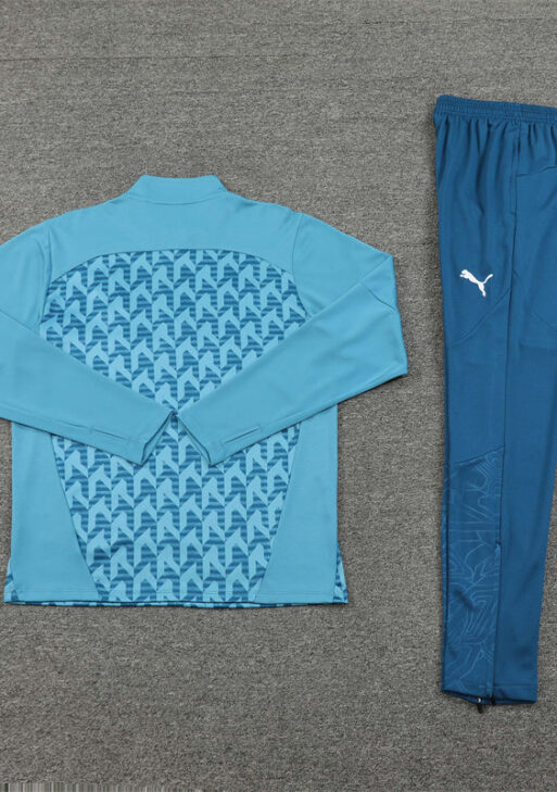 Olympique de Marseille Blue and Light Blue Tracksuit