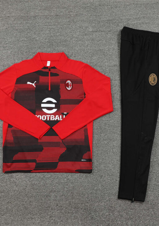 AC Milan Black and Red Tracksuit ll