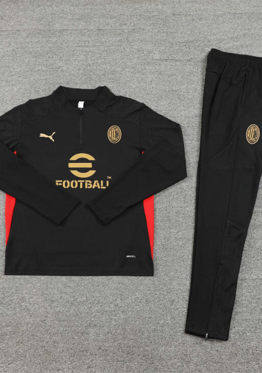 AC Milan Black Tracksuit