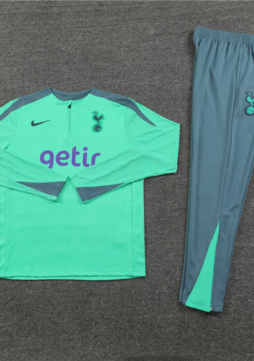 Tottenham Grey and Green Tracksuit