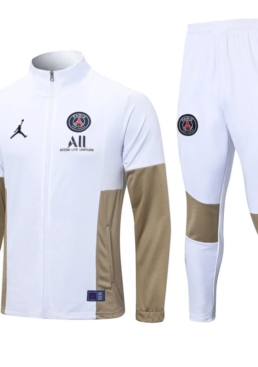 PSG White and Beige Tracksuit