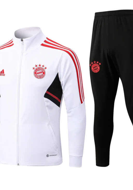Bayern Munchen Black and White Tracksuit