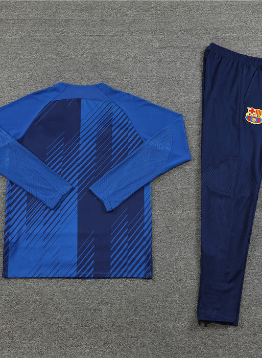 Barcelona Dark Blue and Blue Tracksuit