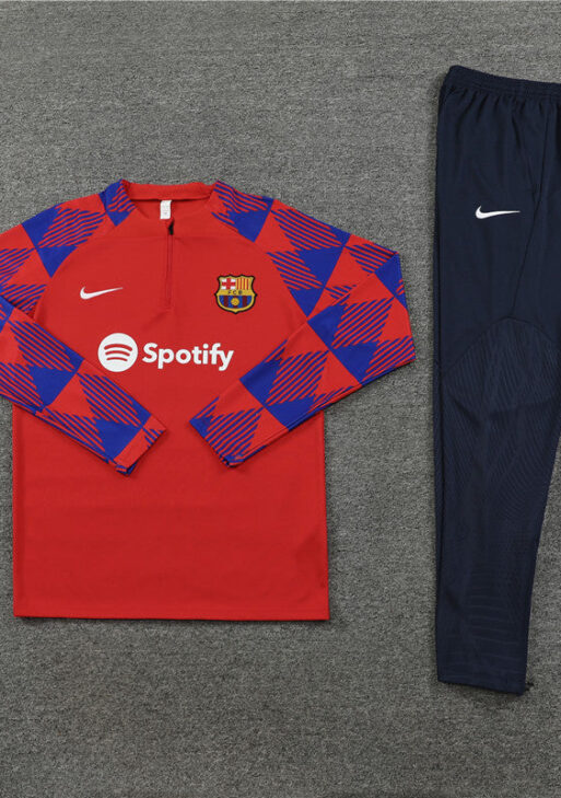 Barcelona "Crimson Checkmate" Tracksuit