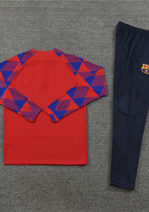 Barcelona "Crimson Checkmate" Tracksuit