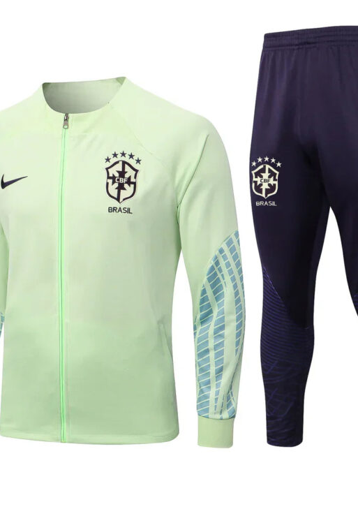 Brazil Violet and Light Green Tracksuit