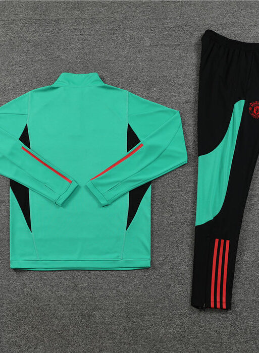 Manchester United Black and Mint Tracksuit