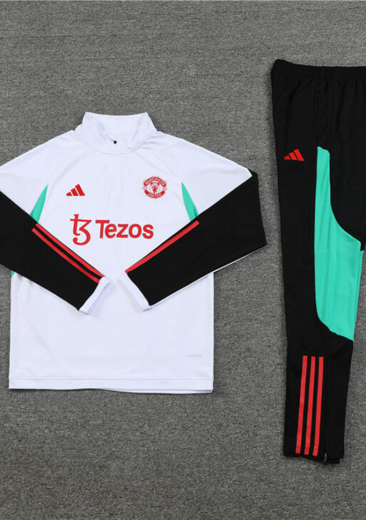 Manchester United Black and White Tracksuit