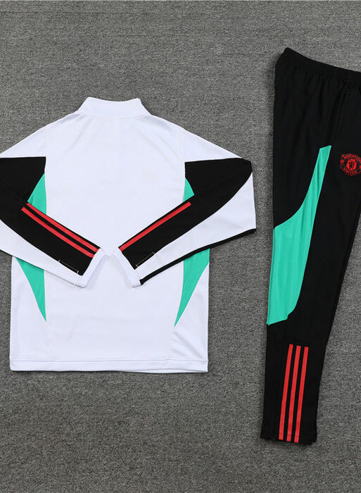 Manchester United Black and White Tracksuit