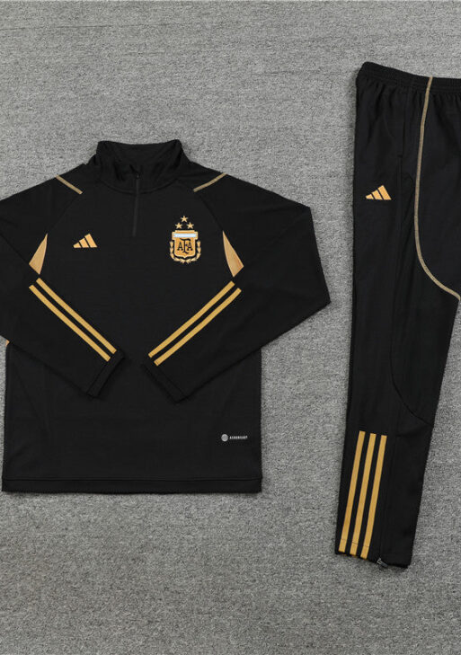 Argentina Black and Gold Tracksuit