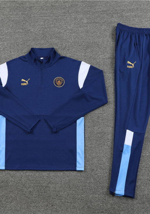 Manchester City Dark Blue Tracksuit