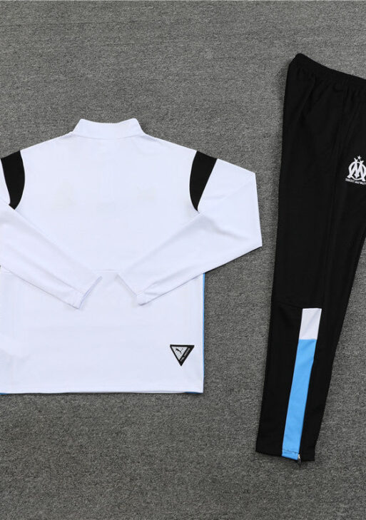 Olympique de Marseille Black and White Tracksuit