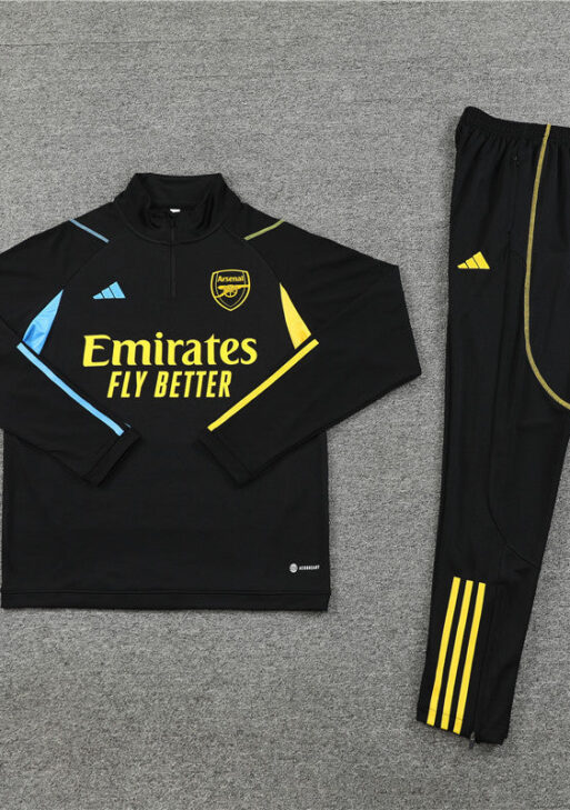 Arsenal Black and Yellow Tracksuit
