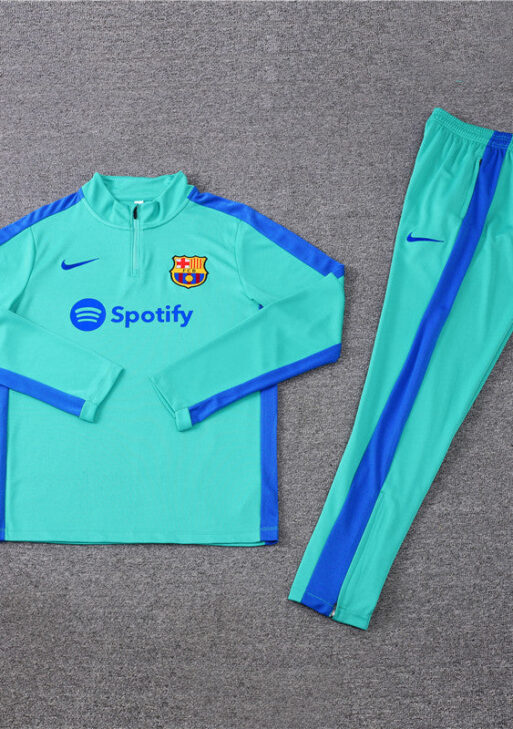 Barcelona Mint and Blue Tracksuit