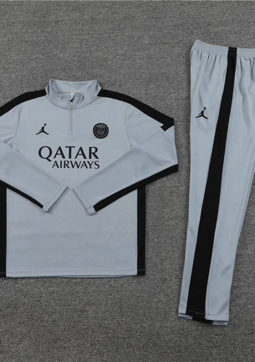 PSG Grey and Black Tracksuit