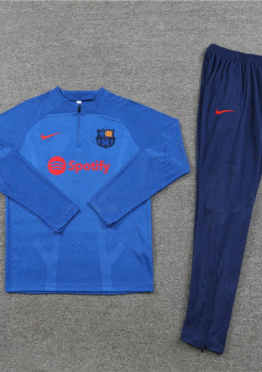 Barcelona Dark Blue and Blue Tracksuit