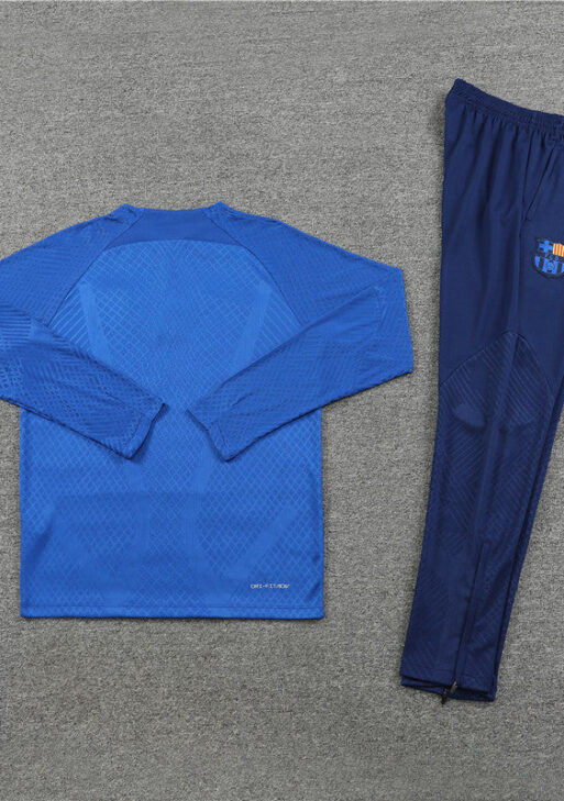 Barcelona Dark Blue and Blue Tracksuit