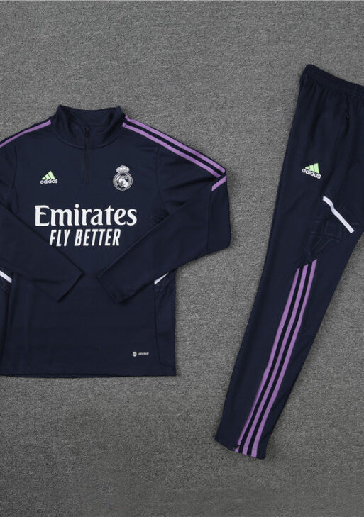 Real Madrid Dark Blue Tracksuit