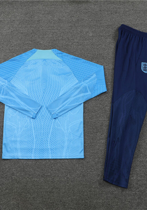 England Dark Blue and Blue Tracksuit
