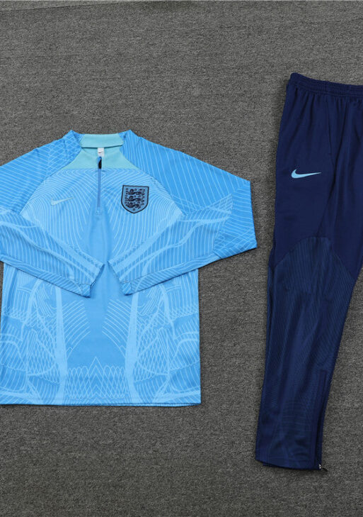 England Dark Blue and Blue Tracksuit