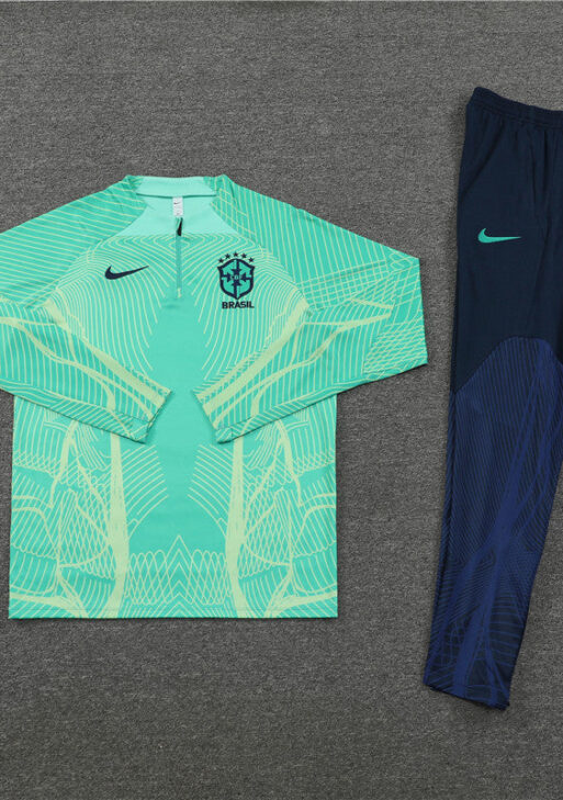 Brazil Dark Blue and Green Tracksuit