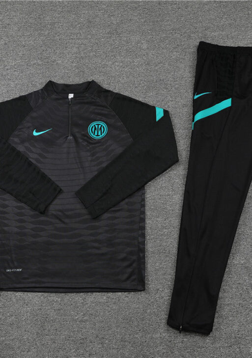Inter Milan Black and Blue Tracksuit