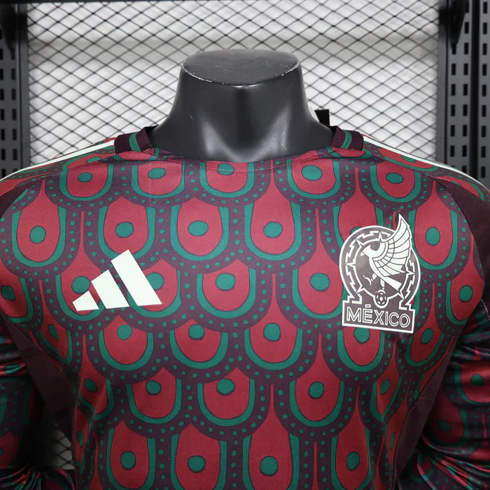 Mexico 2024/2025 Home Kit Long Sleeve - Image 2