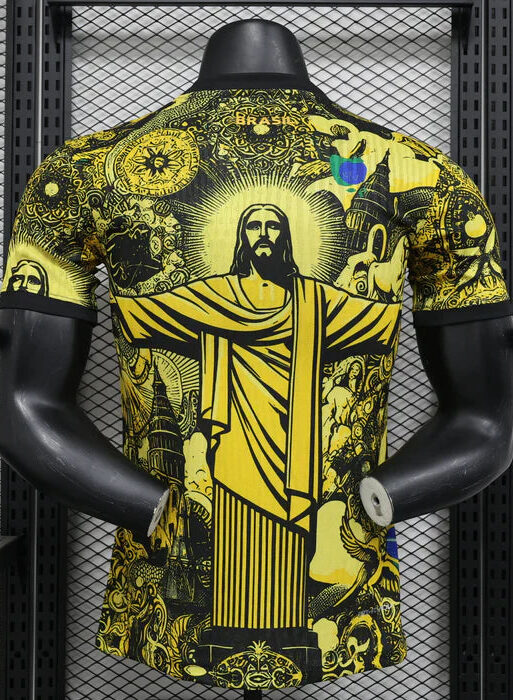 Brazil "Jesus" Yellow Limited Jersey