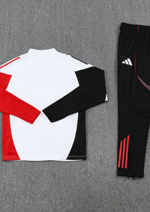 Ajax White and Black x Red Tracksuit