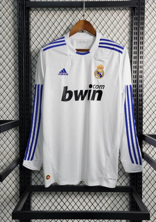 2010/2011 Retro Real Madrid Home Jersey Long Sleeve