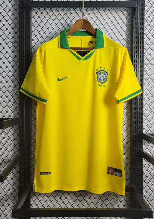 1997 Retro Brazil Home Jersey
