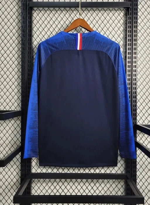 2018 Retro FIFA World Cup France Home Long Sleeve