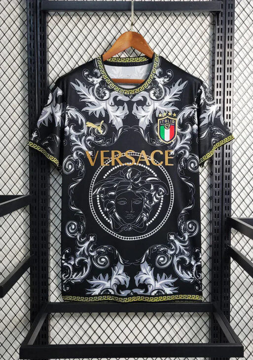 Italy "Versace" Black Limited Jersey