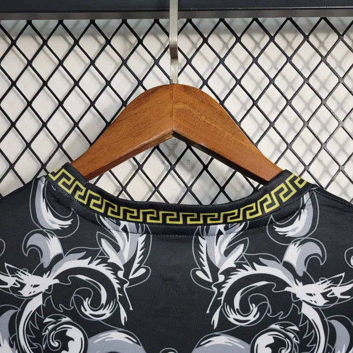 Italy "Versace" Black Limited Jersey - Image 7
