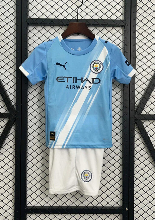 2025/2026 Manchester City Home Kids Size