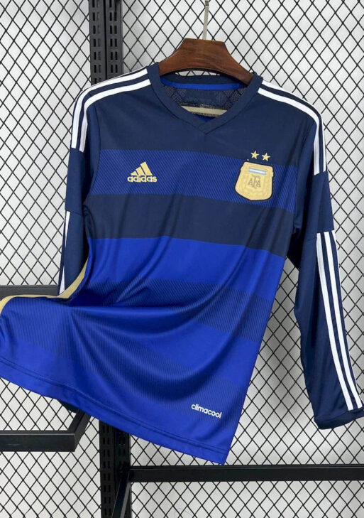 2014 Retro Argentina Away Long Sleeve