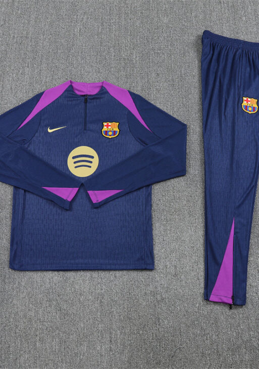 2025/2026 Barcelona Blue and Purple Tracksuit