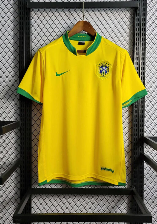 2006 Retro Brazil Home Jersey
