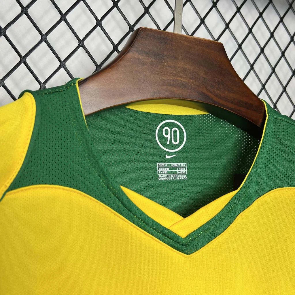 2004 Retro Brazil Home Jersey - Image 6