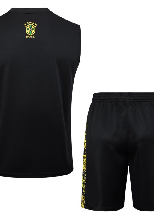 Brazil "Jesus" Yellow Tank Top Set