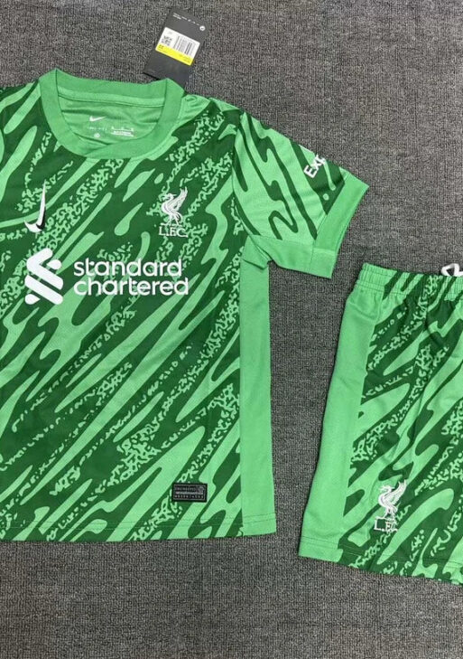 2024/2025 Liverpool Goalkeeper Kit Kids Size