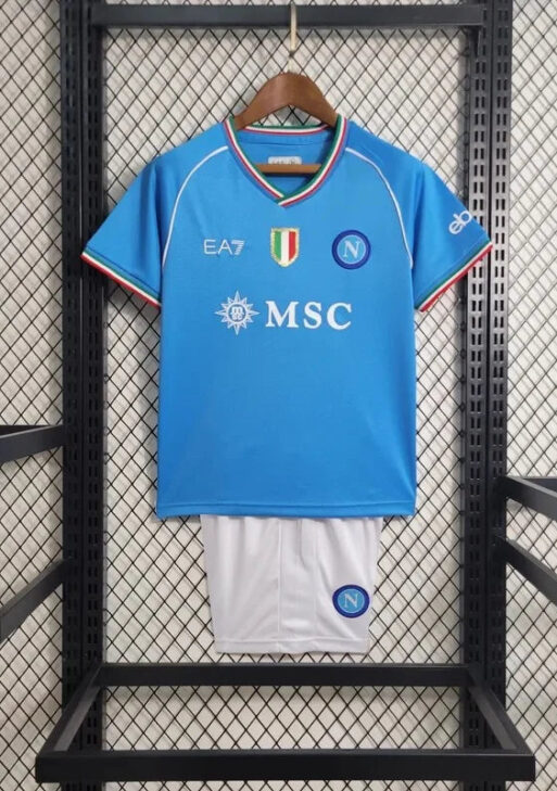 2023/2024 Napoli Home Kit Kids Size