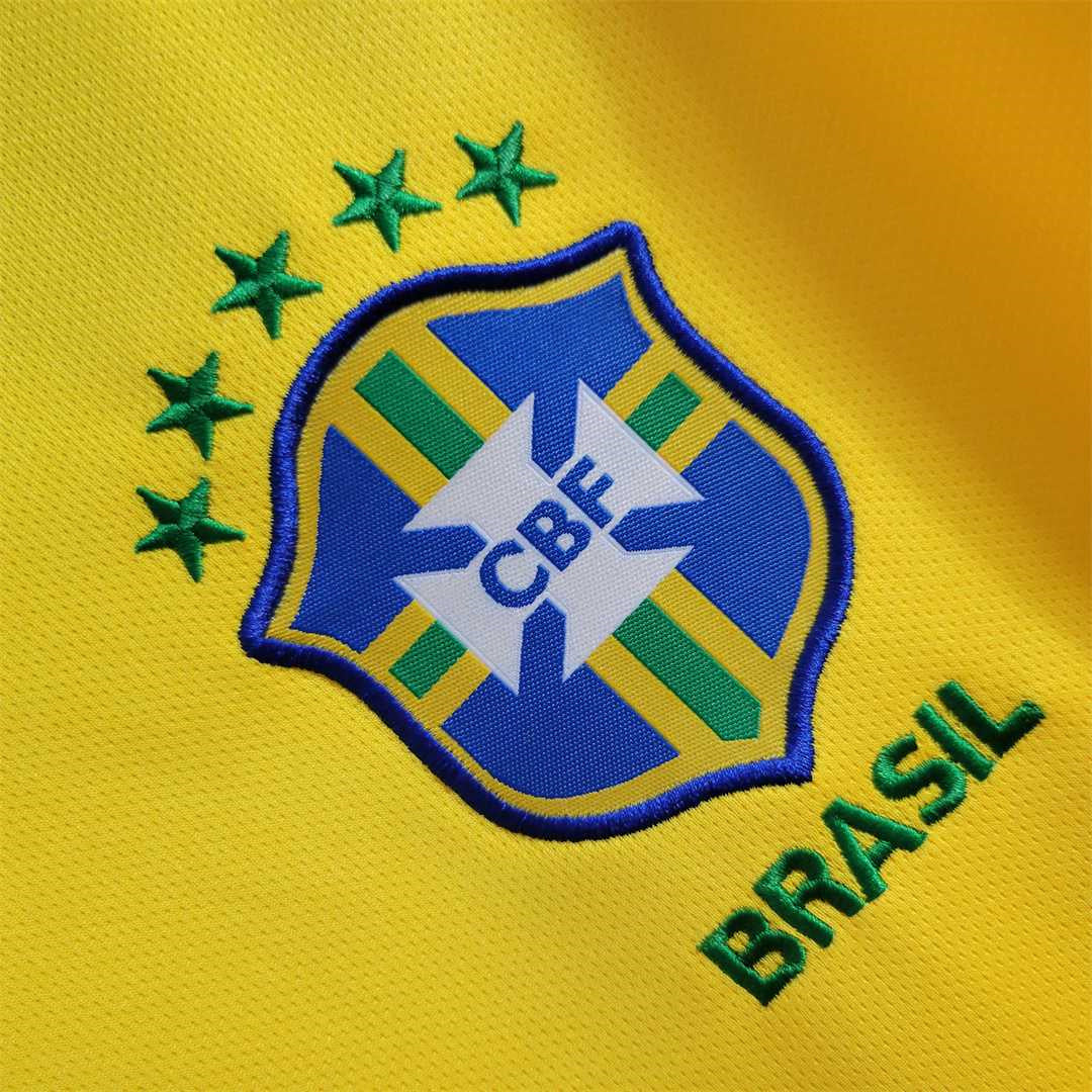 2018 Retro Brazil Home Jersey - Image 5