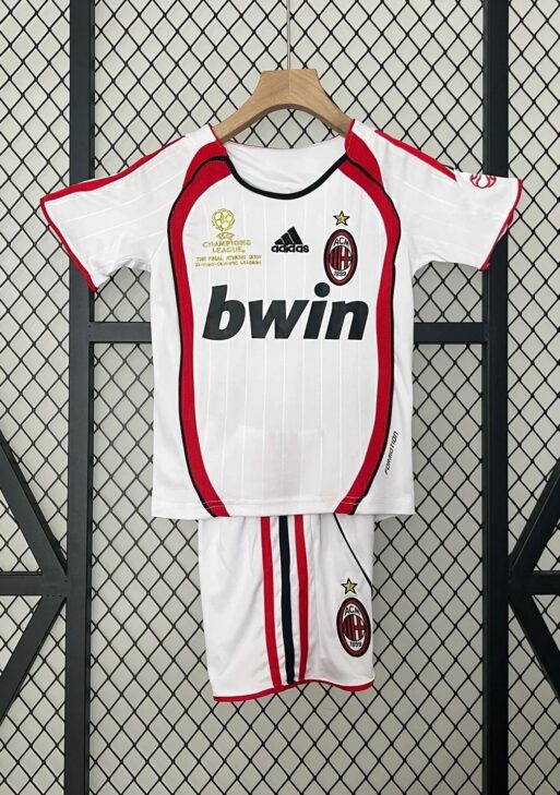2006/2007 Retro Ac Milan Away Jersey Kids Size