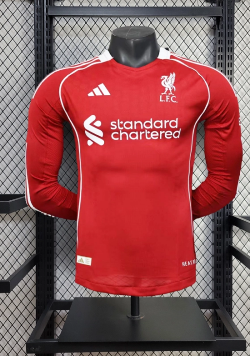 2025/2026 Liverpool Home Long Sleeve