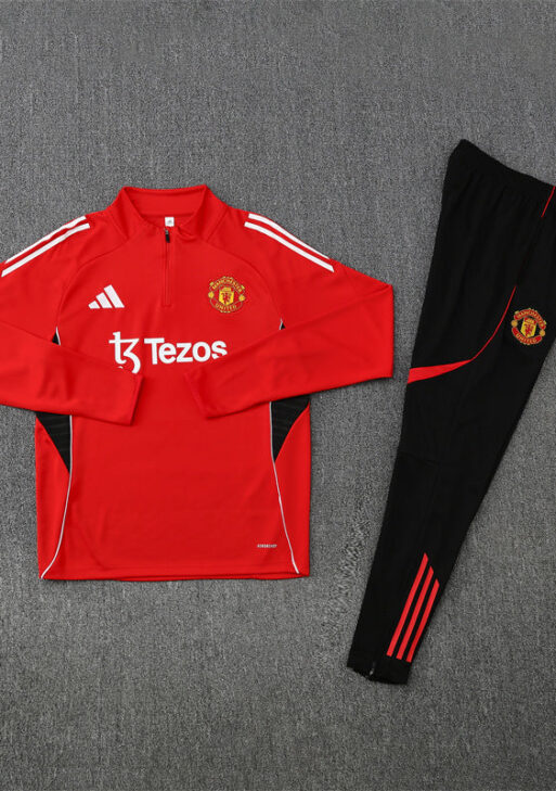 2025/2026 Manchester United Red Tracksuit