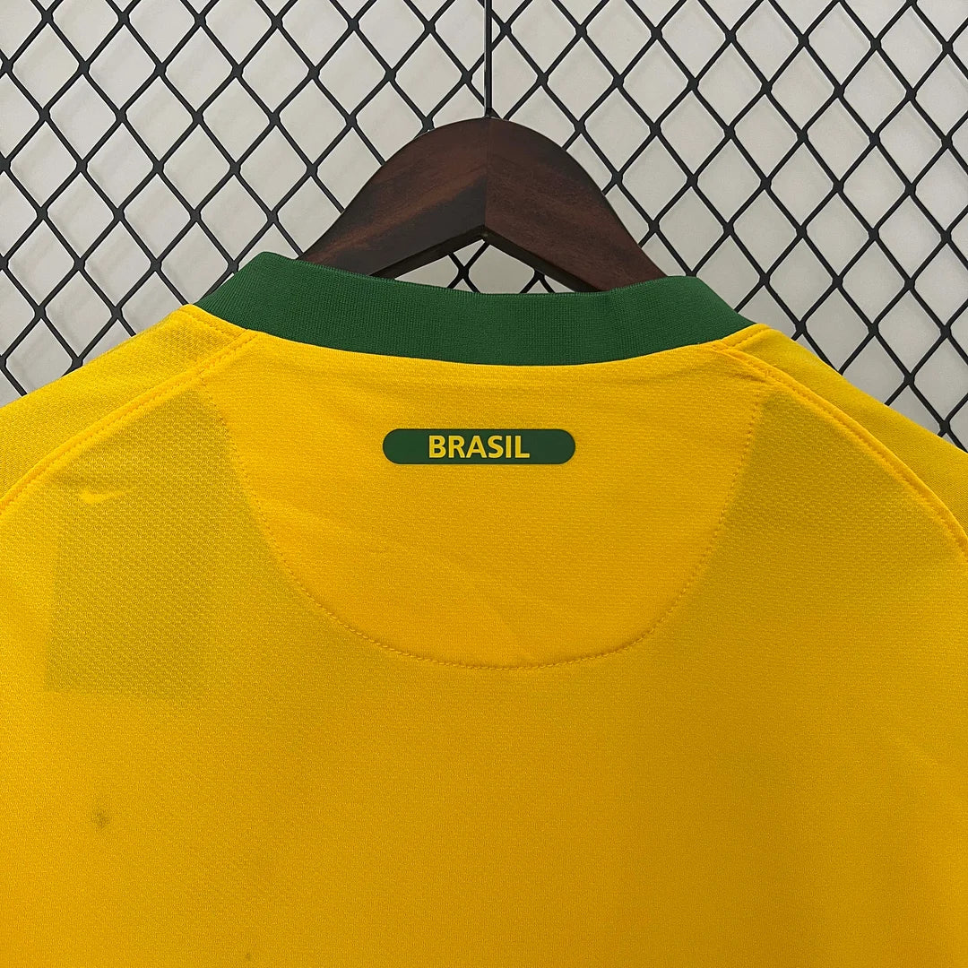 2010 Retro Brazil Home Jersey - Image 5