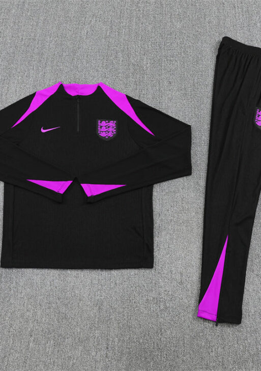 England Black and Purple Tracksuit