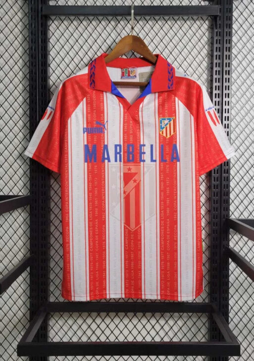 1994-1995 Retro Atletico Madrid Home Jersey